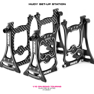 Hudy HUD109301  Exclusive Aluminum Set-up System for 1/10 Touring