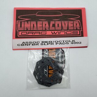 Undercover RC UCR4002  UCDrag  CarbonFiber Directional Slipper Pads - Octolock Associated