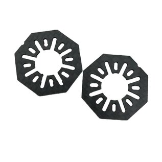 Undercover RC UCR4001  UCDrag  CarbonFiber Vented Slipper Pads - Losi, Larger