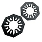 Undercover RC UCR4001  UCDrag  CarbonFiber Vented Slipper Pads - Losi, Larger