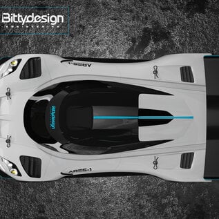 Bittydesign BDYGT12-AS1 Bittydesign ARES-1 GT12 1/12 On-Road Body (Clear) (SupaStox Class)