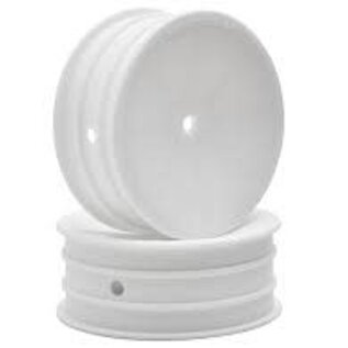 Schumacher U4368  White 1/10 Buggy Front 2WD Wheels 12mm Hex (2)