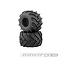 J Concepts JCO3084-05  Gold  Fling Kings 2.6 x 3.8" Monster Truck Tires (2) 308405