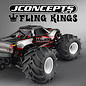 J Concepts JCO3084-05  Gold  Fling Kings 2.6 x 3.8" Monster Truck Tires (2) 308405