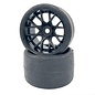 SWEEP C1003B  MT VHT Crusher Belted Tires preglued on WHD Black wheel (2)