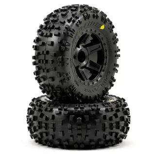 Proline Racing PRO1173-10  Badlands  MT 2.8" Raid Mounted Tires (2) (F/R)