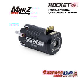 Surpass Hobby USA SP-015250-01-2500 1/28 Mini-Z SPEC 2500Kv Brushless Motors 1525 Series