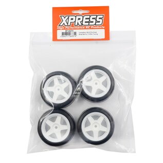 Xpress XP-40274  Xpress Competition 36X V5 Pre-Glued Wheel Set For 1/10 Mini Touring (4)