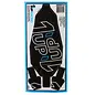 1UP Racing 1UP300014  RC10B7 Carbon Twin 1UP Outline Logo Reusable Chassis Protector Sheet