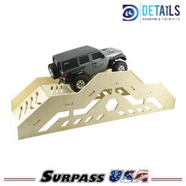 Surpass Hobby USA DTTL01010 RC Crawler Wood Trail Mountain Bridge (F Style)