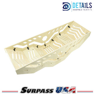 Surpass Hobby USA DTTL01010 Hobby Details High Density RC Crawler Wood Trail Mountain Bridge (F Style)