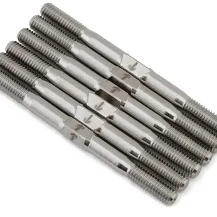 1UP Racing 1UP740915  RC10B7 Raw Silver Nitride Pro Duty Titanium Turnbuckle Set