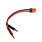 Spektrum SPMXCA315  IC3 Battery Charge Lead, 6"; 13 AWG / 4mm Bullets 315