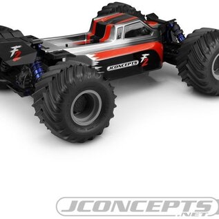 J Concepts JCO0479  JConcepts Traxxas Sledge F2 Monster Truck Body (Clear)