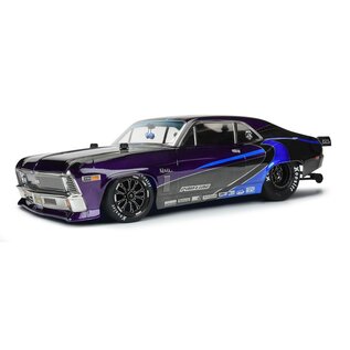 Proline Racing PRO3531-00  1969 Chevrolet Nova Clear Body for Slash 2wd Drag Car