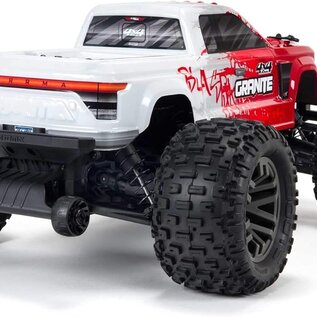 Arrma ARA402308  1/10 Clear Body w/ Decals & Window Masks: GRANITE 4X4 BLX