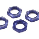 Kyosho KYOIFW472BL  Wheel Nut (Blue/4pcs/for Serration) IFW472BL