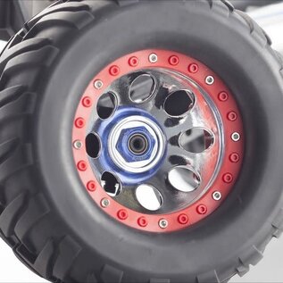Kyosho KYOIFW472R  Wheel Nut (Red/4pcs/for Serration) IFW472R