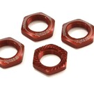 Kyosho KYOIFW472R  Wheel Nut (Red/4pcs/for Serration) IFW472R