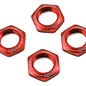 Kyosho KYOIFW472R  Wheel Nut (Red/4pcs/for Serration) IFW472R