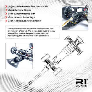 R1wurks R1-990960  R1WURKS DC1.2 Drag Car Kit