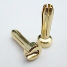 TQ Wire TQW2505 4mm HD Male Bullets (Charger Side, pr.) Gold