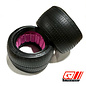 Quasi Speed QS-1614 Quasi Speed Set of 4 Low Pin Tires with Inserts (Fronts & Rears)