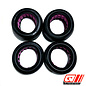 Quasi Speed QS-1614 Quasi Speed Set of 4 Low Pin Tires with Inserts (Fronts & Rears)