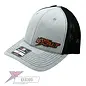 EXALT EXA105  Exalt Gray/Black Snap Flex Hat w Leather Patch