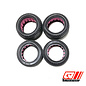 Quasi Speed QS-1600 Quasi Speed Full Pin Tires of 4 Tires and 4 Inserts