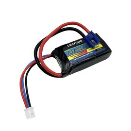 Lectron Pro 2S860-502  7.4V 860mAh Lipo Battery w/ EC2 Losi Mini T