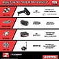 Arrma ARA3221ST2  Blue 1/10 FURY MEGA 550 2WD Short Course Truck RTR with Battery & Charger