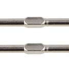 Team Associated ASC6263  Turnbuckles, M3x52 mm/2.06 in, silver