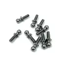 Team Associated ASC6273  RC10 Ballstud Set .30, silver