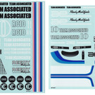 Team Associated ASC6312  RC10CC Decal Sheet