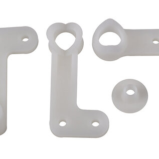 Team Associated ASC7255  RC10 Servo Saver, plastic, white