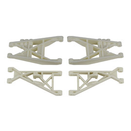 Team Associated ASC7806  RC10T Front and Rear Suspension Arms, white