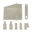 Team Associated ASC7811  RC10 Battery Cup, Servo, Body, Antenna Mount