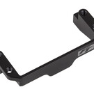 Team Associated ASC92480  RC10B7 FT One-Piece Servo Mount, black aluminum