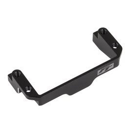 Team Associated ASC92480  RC10B7 FT One-Piece Servo Mount, black aluminum
