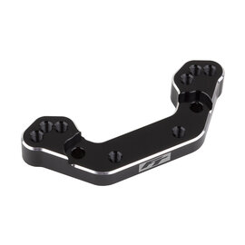 Team Associated ASC92478  RC10B7 FT Ballstud Mount, +2mm, black aluminum