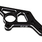 Team Associated ASC92476  RC10B7 FT Motor Mount, black aluminum