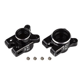 Team Associated ASC92474  RC10B7 FT Rear Hub Set, HRC, Black
