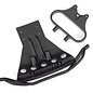 Traxxas TRA5835X  Black Front Bumper & Bumper Mounts: Slash 2wd