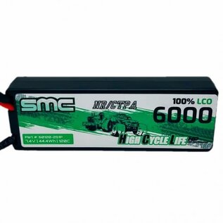 SMC SMC60120-2S1PT HCL-HP 7.4V-6000mAh 120C Hardcase Traxxas Plug