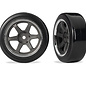 Traxxas TRA10574   Tires & wheels Drift tires hard (front) (2) for 4-Tec Drift