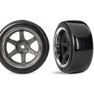 Traxxas TRA10575   Tires & wheels Drift tires hard (wide, rear) (2) for 4-Tec Drift