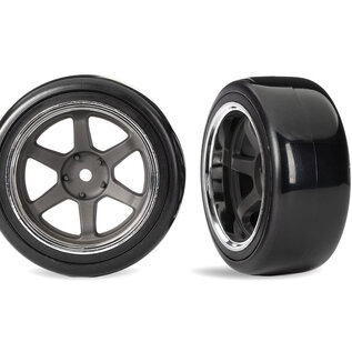 Traxxas TRA10576   Tires & wheels Drift tires soft (wide, rear) (2) for 4-Tec Drift