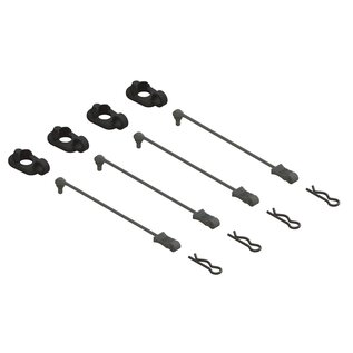 Arrma ARA480070  Body Clip and Pad Set for Arrma 4S Mojave