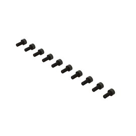 Arrma ARA702008 Cap Head Hex Machine Screw, M2.5x6mm (10) 4S Kraton, Outcast, Mojave